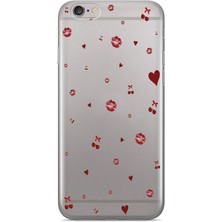 Iphone 6/6s Uyumlu Baskılı Yumuşak Silikon Şeffaf Telefon Kılıfı