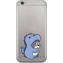 Iphone 6/6s Uyumlu Baskılı Yumuşak Silikon Şeffaf Telefon Kılıfı