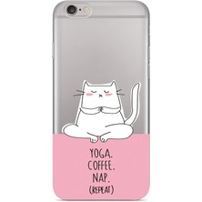 Iphone 6 Plus / 6s Plus Uyumlu Baskılı Yumuşak Silikon Şeffaf Telefon Kılıfı