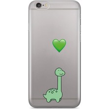 Iphone 6 Plus / 6s Plus Uyumlu Baskılı Yumuşak Silikon Şeffaf Telefon Kılıfı