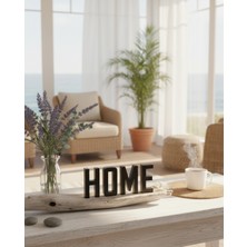 Bayan Rottenmeier Home Yazılı Deliksiz Biblo Dekoratif Obje Dekor