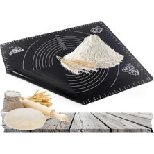 Delixa Buffer Silikon Çok Amaçlı Geniş Hamur Matı Hamur Açma Matı 40 * 50 cm