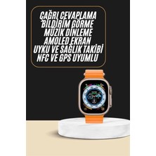 Normadia Şık Unisex Akıllı Saat, Amoled Ekran, Bluetooth Bağlantısı