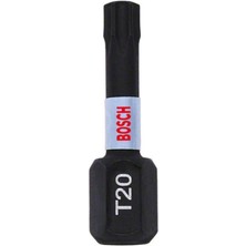 Bosch Impactc Torx Bits Ucu T20 x 25 Mm, 2'li Set, Dayanıklı ve Yüksek Performans