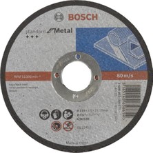 Bosch 115X2.5 mm Metal Kesme Diski, Yüksek Performans, Dayanıklı, Güçlü Kesim
