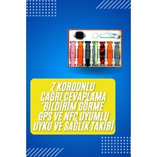 Normadia Unisex Akıllı Saat, Çağrı Cevap, Müzik Dinleme, 7 Kordon Seçeneği