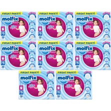 Molfix Külot Bebek Bezi Beden:6 (15+Kg) Extra Large 304 Adet Dev Ekonomik Fırsat Pk