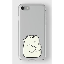 Iphone 7/8/se Uyumlu Baskılı Yumuşak Silikon Şeffaf Telefon Kılıfı