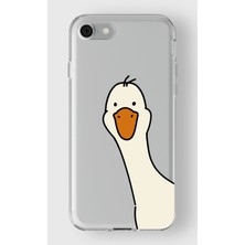Iphone 7/8/se Uyumlu Baskılı Yumuşak Silikon Şeffaf Telefon Kılıfı