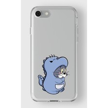 Iphone 7/8/se Uyumlu Baskılı Yumuşak Silikon Şeffaf Telefon Kılıfı