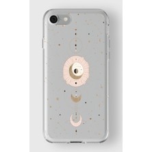 Iphone 7/8/se Uyumlu Baskılı Yumuşak Silikon Şeffaf Telefon Kılıfı