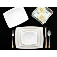 Porland Riva Altın Serisi Çukur Tabak 22CM