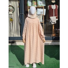 Nurul Kisve Hac Umre ve Günlük Müslin Çocuk Tesettür Elbisesi