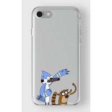 Iphone 7/8/se Uyumlu Baskılı Yumuşak Silikon Şeffaf Telefon Kılıfı