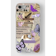 Iphone 7/8/se Uyumlu Baskılı Yumuşak Silikon Şeffaf Telefon Kılıfı