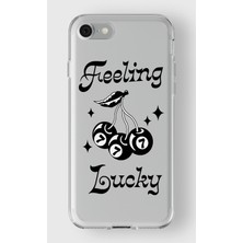 Iphone 7/8/se Uyumlu Baskılı Yumuşak Silikon Şeffaf Telefon Kılıfı