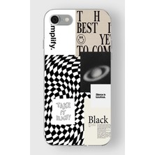 Iphone 7/8/se Uyumlu Baskılı Yumuşak Silikon Şeffaf Telefon Kılıfı