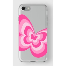 Iphone 7/8/se Uyumlu Baskılı Yumuşak Silikon Şeffaf Telefon Kılıfı