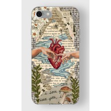 Iphone 7/8/se Uyumlu Baskılı Yumuşak Silikon Şeffaf Telefon Kılıfı