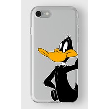 Iphone 7/8/se Uyumlu Baskılı Yumuşak Silikon Şeffaf Telefon Kılıfı