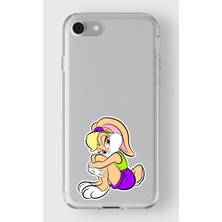 Iphone 7/8/se Uyumlu Baskılı Yumuşak Silikon Şeffaf Telefon Kılıfı