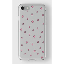 Iphone 7/8/se Uyumlu Baskılı Yumuşak Silikon Şeffaf Telefon Kılıfı