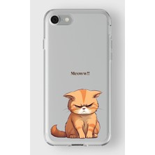 Iphone 7/8/se Uyumlu Baskılı Yumuşak Silikon Şeffaf Telefon Kılıfı