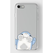 Iphone 7/8/se Uyumlu Baskılı Yumuşak Silikon Şeffaf Telefon Kılıfı