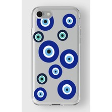 Iphone 7/8/se Uyumlu Baskılı Yumuşak Silikon Şeffaf Telefon Kılıfı