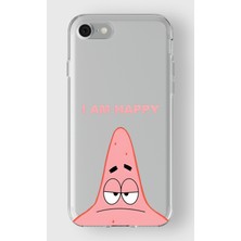 Iphone 7/8/se Uyumlu Baskılı Yumuşak Silikon Şeffaf Telefon Kılıfı