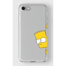 Iphone 7/8/se Uyumlu Baskılı Yumuşak Silikon Şeffaf Telefon Kılıfı