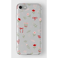 Iphone 7/8/se Uyumlu Baskılı Yumuşak Silikon Şeffaf Telefon Kılıfı