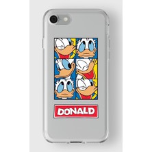 Iphone 7/8/se Uyumlu Baskılı Yumuşak Silikon Şeffaf Telefon Kılıfı