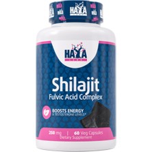Haya Shilajit Fulvic Acid And Complex Boost Energy 250 Mg 60 Kapsul