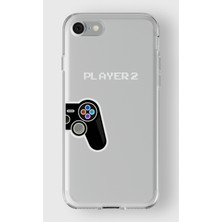 Iphone 7/8/se Uyumlu Baskılı Yumuşak Silikon Şeffaf Telefon Kılıfı