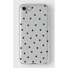 Iphone 7/8/se Uyumlu Baskılı Yumuşak Silikon Şeffaf Telefon Kılıfı