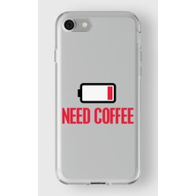 Iphone 7/8/se Uyumlu Baskılı Yumuşak Silikon Şeffaf Telefon Kılıfı