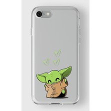 Iphone 7/8/se Uyumlu Baskılı Yumuşak Silikon Şeffaf Telefon Kılıfı