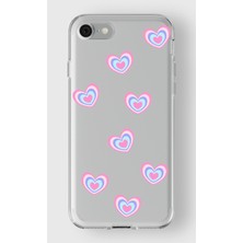 Iphone 7/8/se Uyumlu Baskılı Yumuşak Silikon Şeffaf Telefon Kılıfı