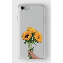 Iphone 7/8/se Uyumlu Baskılı Yumuşak Silikon Şeffaf Telefon Kılıfı