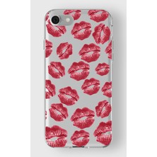 Iphone 7/8/se Uyumlu Baskılı Yumuşak Silikon Şeffaf Telefon Kılıfı