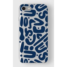 Iphone 7/8/se Uyumlu Baskılı Yumuşak Silikon Şeffaf Telefon Kılıfı