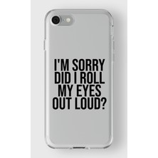 Iphone 7/8/se Uyumlu Baskılı Yumuşak Silikon Şeffaf Telefon Kılıfı