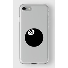 Iphone 7/8/se Uyumlu Baskılı Yumuşak Silikon Şeffaf Telefon Kılıfı