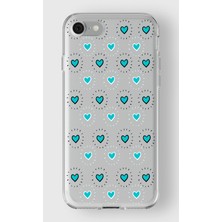 Iphone 7/8/se Uyumlu Baskılı Yumuşak Silikon Şeffaf Telefon Kılıfı