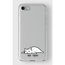 Iphone 7/8/se Uyumlu Baskılı Yumuşak Silikon Şeffaf Telefon Kılıfı