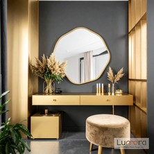 Lumora Mirror Design Kael Modern Gold Boyalı Mdf Çerçeveli Dekoratif Ayna