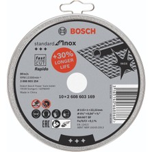 Bosch Kesme Taşı 115X1.0X22.23, Paket 10, Dayanıklı ve Kullanışlı Ürün