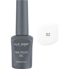 Hepta Collection Alıx Avıen Uv Kalıcı Beyaz Jel Oje 02 - Gel Polish- 12 ml