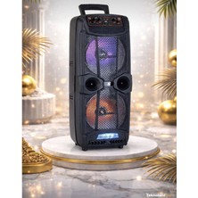 TeknoBeyza Teknoland Park KTS-1743 Uzaktan Kumandalı ve Mikrofonlu Karaoke Bluetooth Hoparlörü